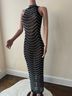 Cliche 100% Mesh Solid Black Cocktail Dress Size S - photo 5