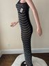Cliche 100% Mesh Solid Black Cocktail Dress Size S - photo 3