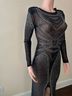 Cliche 100% Mesh Black Cocktail Dress Size M - photo 4