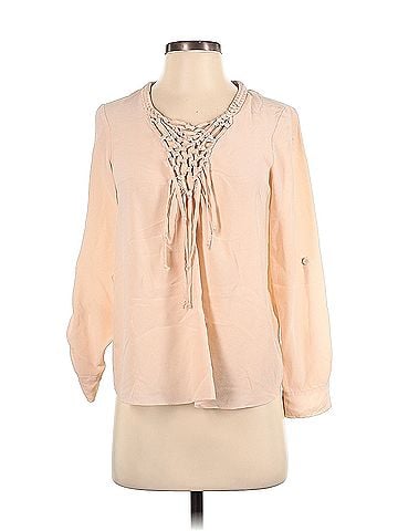 Rebecca Taylor Rebecca Taylor Long Sleeve Silk Top (view 1)