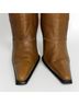 Wild Orchid 100% Leather Solid Brown Boots Size 10 - photo 5