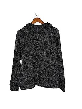 Carbon2Cobalt Cozy Textured Knit Zip Hooded Cardigan Sweater Zip Up Hoodie (view 2)