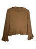 Trina Turk Tweed Tan Blazer Size 2 - photo 2
