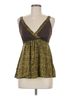 Bebe Brown Bebe Sleeveless Silk Top Size M - photo 1