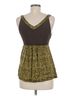 Bebe Brown Bebe Sleeveless Silk Top Size M - photo 2