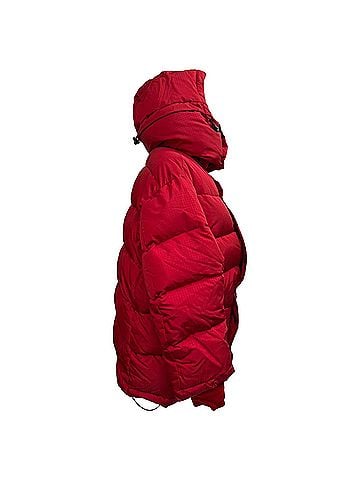 Balenciaga Balenciaga Puffer Coat in Red Polyester (view 2)