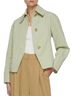 Vince. 100% Cotton Green Jacket Size 6 - photo 1