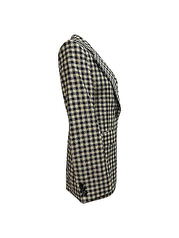 Victoria Beckham Victoria Beckham Houndstooth Tweed Blazer in Multicolor Polyamide (view 2)