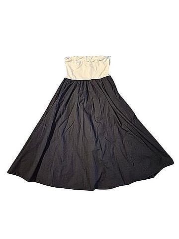 J.Crew Strapless Colorblock Dramatic Mixy Dress Casual Dress (view 2)