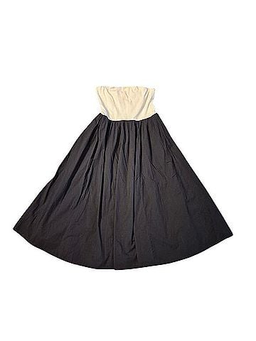 J.Crew Strapless Colorblock Dramatic Mixy Dress Casual Dress (view 1)
