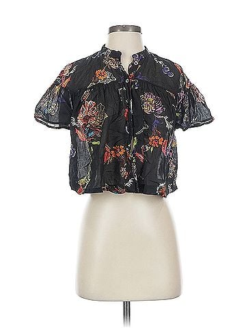 Free People Free People Short Sleeve Blouse (view 1)