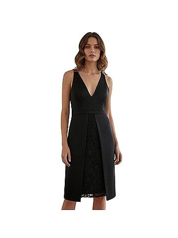 Aidan Mattox Scuba Lace Cocktail Dress (view 1)