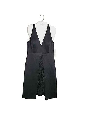 Aidan Mattox Scuba Lace Cocktail Dress (view 2)