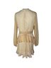 Leith Stripes Yellow White Casual Dress Size L - photo 4