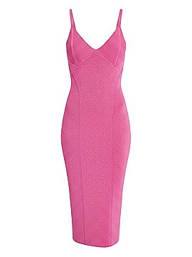 STAUD Quartz Midi Cocktail Dress (view 1)
