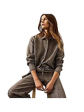 Faherty Laidback Linen Relaxed Shirt Long Sleeve Button-Down Shirt (view 1)
