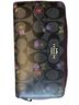 Coach Floral Black Multi Color Leather Coin Purse One size - photo 1