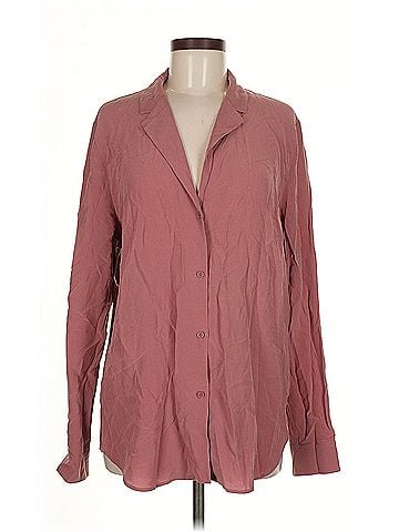 Babaton Babaton Long Sleeve Silk Top (view 1)