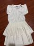 1.State 100% Polyester White Casual Dress Size L - photo 5