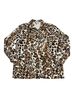 & Other Stories 100% Cotton Leopard Print Brown Black Jacket Size 0 - photo 1