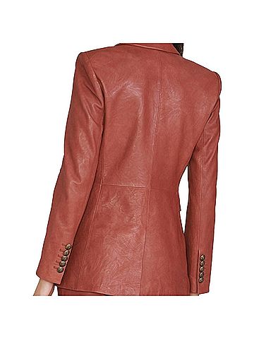 Veronica Beard Gaya Leather Jacket (view 2)