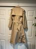 Gap x LoveShackFancy 100% Cotton Solid Tan Trenchcoat Size M - photo 10