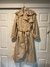 Gap x LoveShackFancy 100% Cotton Solid Tan Trenchcoat Size M - photo 3