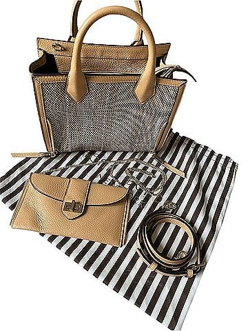 Henri Bendel Rivington Leather Tote (view 1)