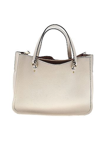 Coach Rare COACH C3460 Tyler Carryall 28
Ivory Polished Pebble Leather
Measurements:
11 1/4" (L) x 9 Coach Leather Satchel (view 1)