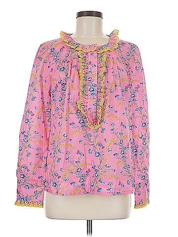 Liberty Art Fabrics for J.Crew Liberty Art Fabrics For J.Crew Long Sleeve Blouse (view 1)