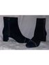 Stuart Weitzman Milla Chain Black Suede Ankle Booties Ankle Boots - photo 6