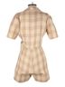 Adelyn Rae 100% Polyester Plaid Tan Adelyn Rae Romper Size M - photo 2