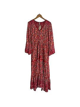 Tulle & Batiste Jamawar Rose Casual Dress (view 2)