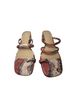 BLEECKER & BOND Snake Print Multi Color Wedges Size 8 - photo 1