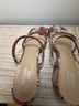 BLEECKER & BOND Snake Print Multi Color Wedges Size 8 - photo 3
