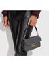 Coach 100% Leather Animal Print Color Block Gray Leather Shoulder Bag One size - photo 4