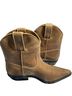 Michael Kors Noemi’s Distressed Western Leather Ankle Boots - photo 8