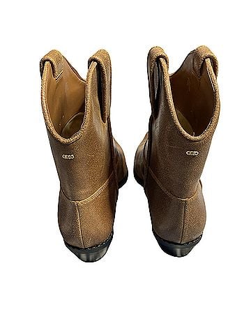 Michael Kors Noemi’s Distressed Bombe Leather Ankle Boots (view 2)