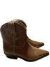 Michael Kors Noemi’s Distressed Western Leather Ankle Boots - photo 1