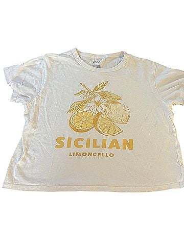 American Eagle Outfitters Short Sleeve Blouse (view 1)