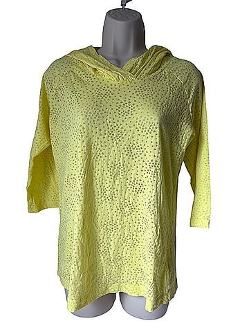 Columbia 3/4 Sleeve Silk Top (view 1)