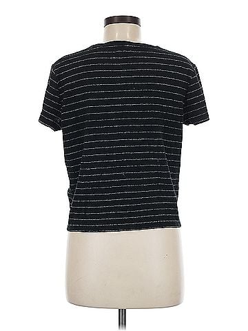 Madewell Madewell Modern Tie-Front Top in Stripe (view 2)