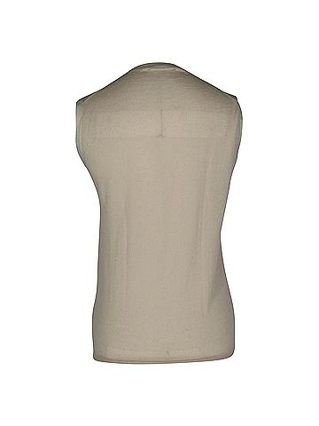 Lanvin Lanvin Knitted Tank Top in Cream Cashmere (view 2)