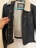 Levi's 100% Polyurethane 85% Polyester 15% Cotton 100% Polyester Black Leather Jacket Size XS - photo 3