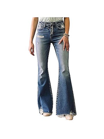 Flying Monkey High Rise Flare Jeans (view 1)