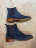 Clarks 100% Suede Blue Ankle Boots Size 9 - photo 5