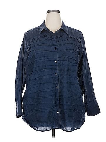 Nic + Zoe Nic + Zoe 3/4 Sleeve Button Down Shirt (view 1)