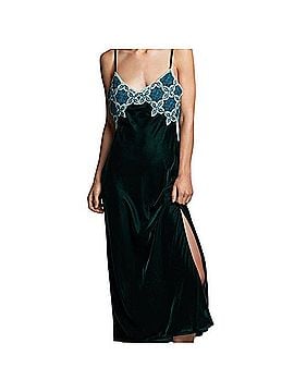 Zara crochet velvet babydoll midi dress Cocktail Dress (view 1)