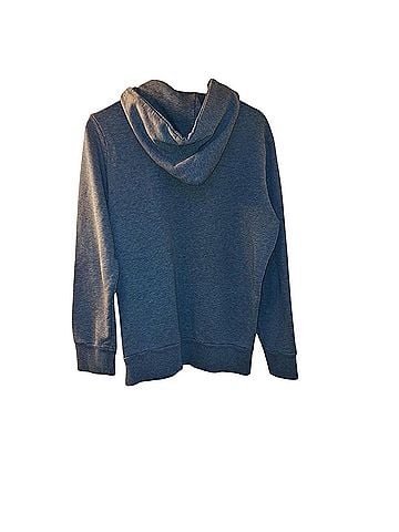 Diesel Frayed Denim Chevron Pullover Hoodie (view 2)
