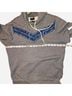 Diesel Frayed Denim Chevron Pullover Hoodie - photo 4